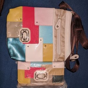 Guess hand bag & wallet